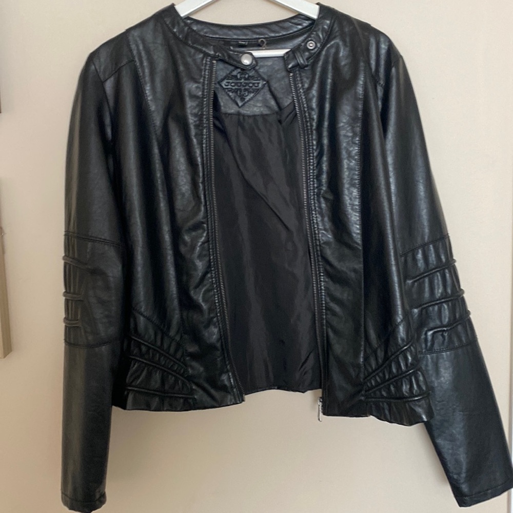 Faux Leather Jacket